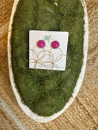 Small Starburst Hot Pink