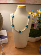 Blue Butterfly Necklace