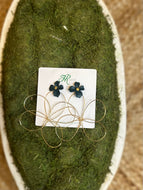 Lorraine Studs Green