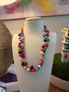 Rainbow Teardrop Necklace