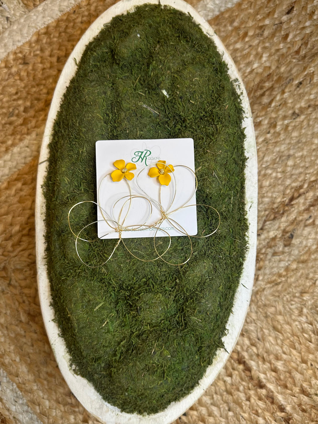 Lorraine Studs Yellow