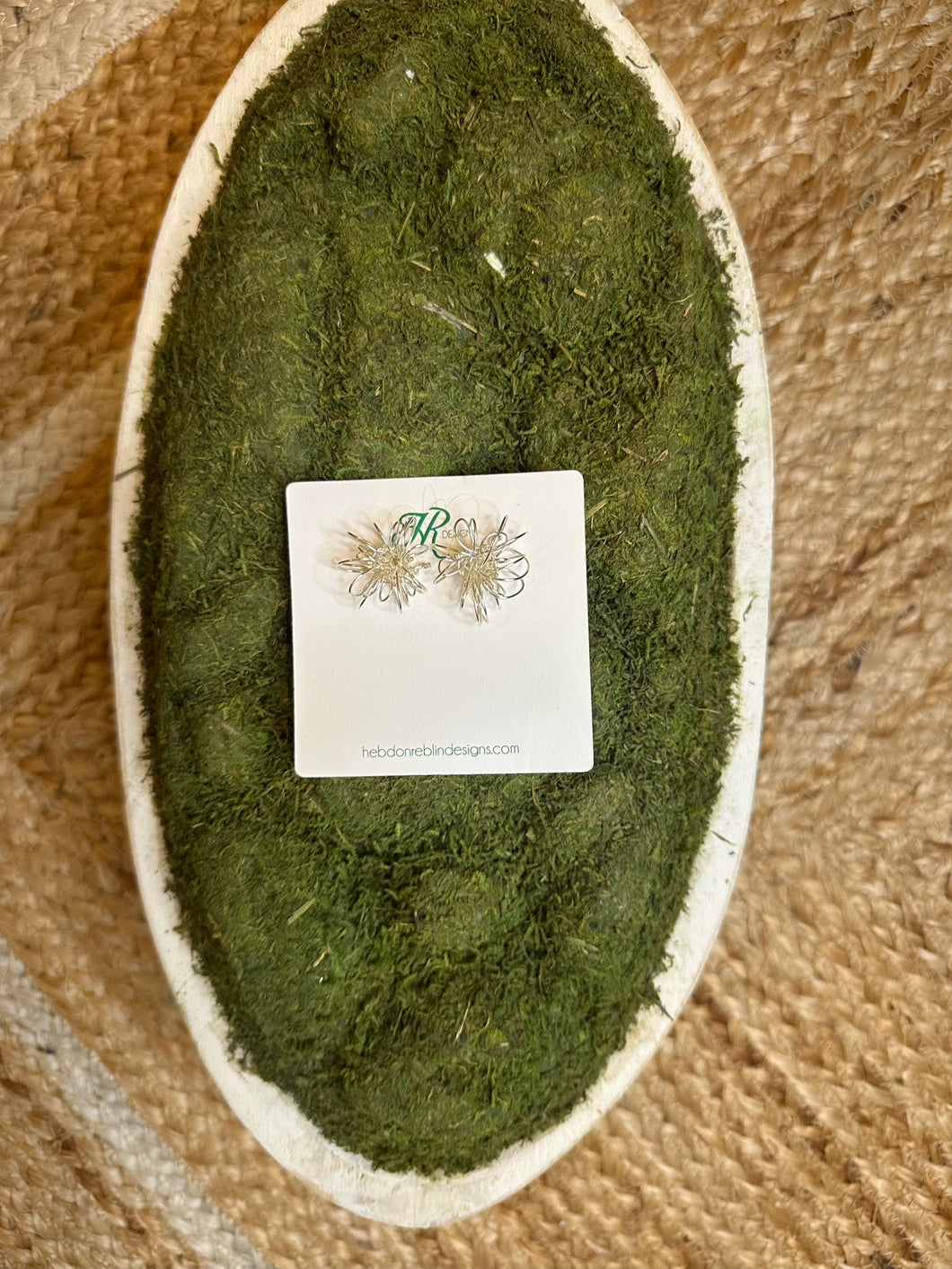 The Charlotte Studs Silver Wire Classic