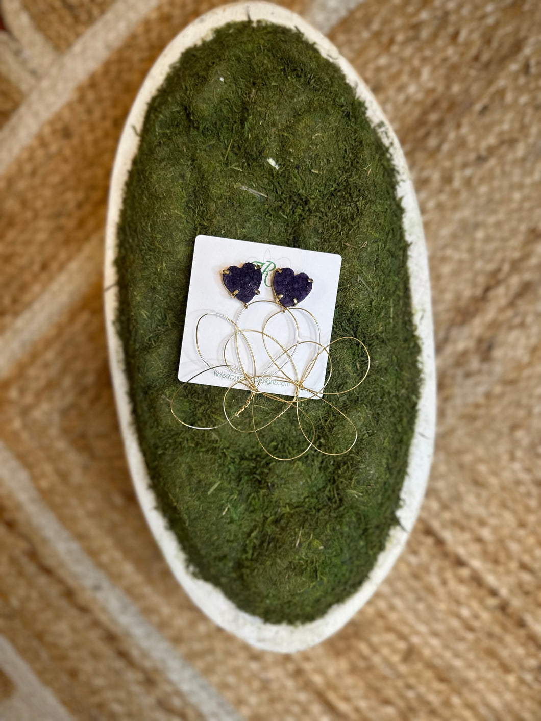 What A Stud! Dark Purple Hearts