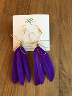 The Lilly Feathers-Purple