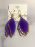 Purple Stephanie Feathers