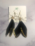 Black Stephanie Feathers