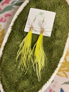 The Kendall Feathers-Yellow