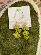 Rainey Flower Drops Green