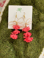 Rainey Flower Drops Coral