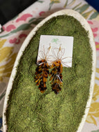 Sallie Acrylic Leaf Tortoise Shell