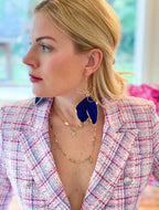 Navy Stephanie Feathers